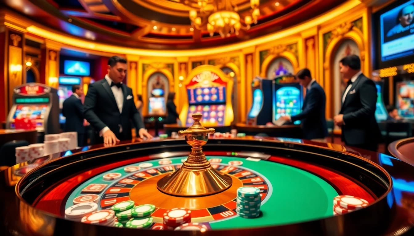 Vivez le frisson d'un casino en ligne fiable avec des tables de jeu vibrantes et des joueurs engagés.