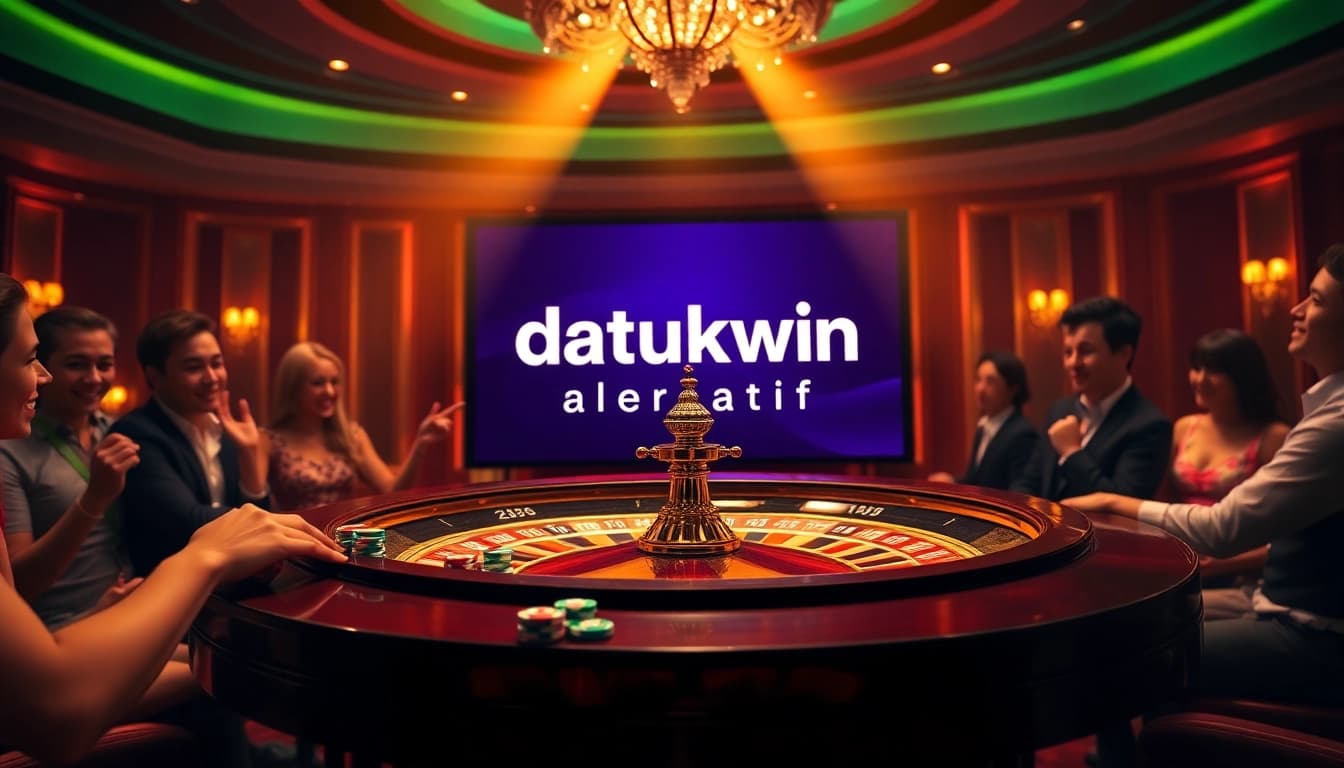 Rasakan sensasi datukwin alternatif dengan permainan kasino yang meriah dan pemain yang terlibat.