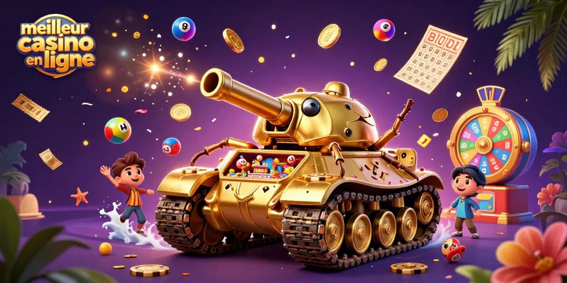 Découvrez le meilleur casino en ligne avec le char exceptionnel tirant un mini-casino rempli de surprises.