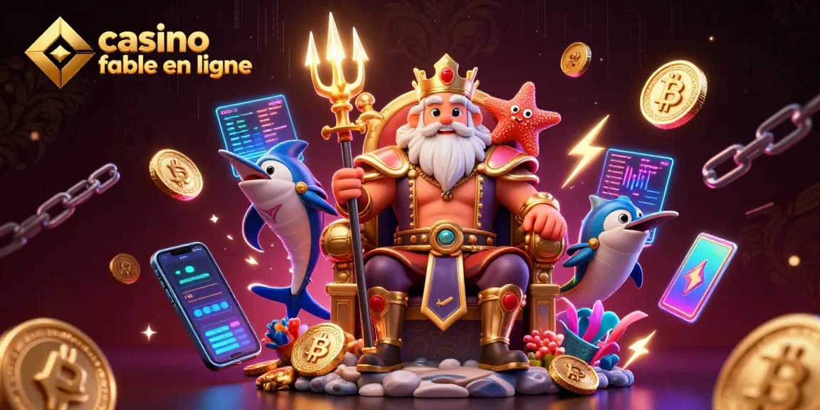 Visualisez une expérience de jeu dans un casino fiable en ligne avec Neptune et des éléments crypto.