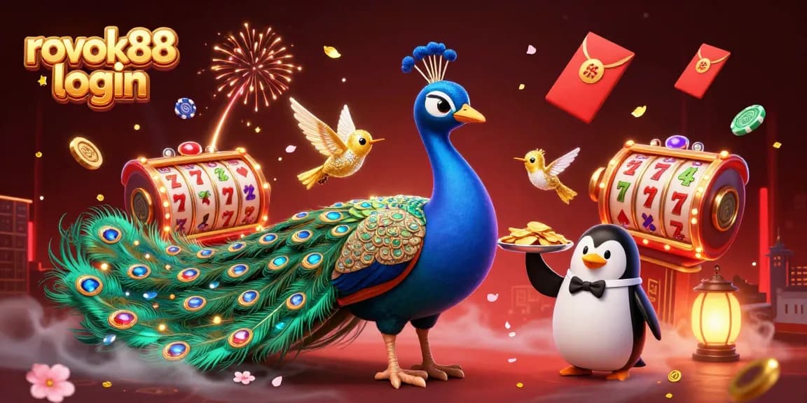 Experience thrilling fun with rokok88 login in this vibrant casino scene.