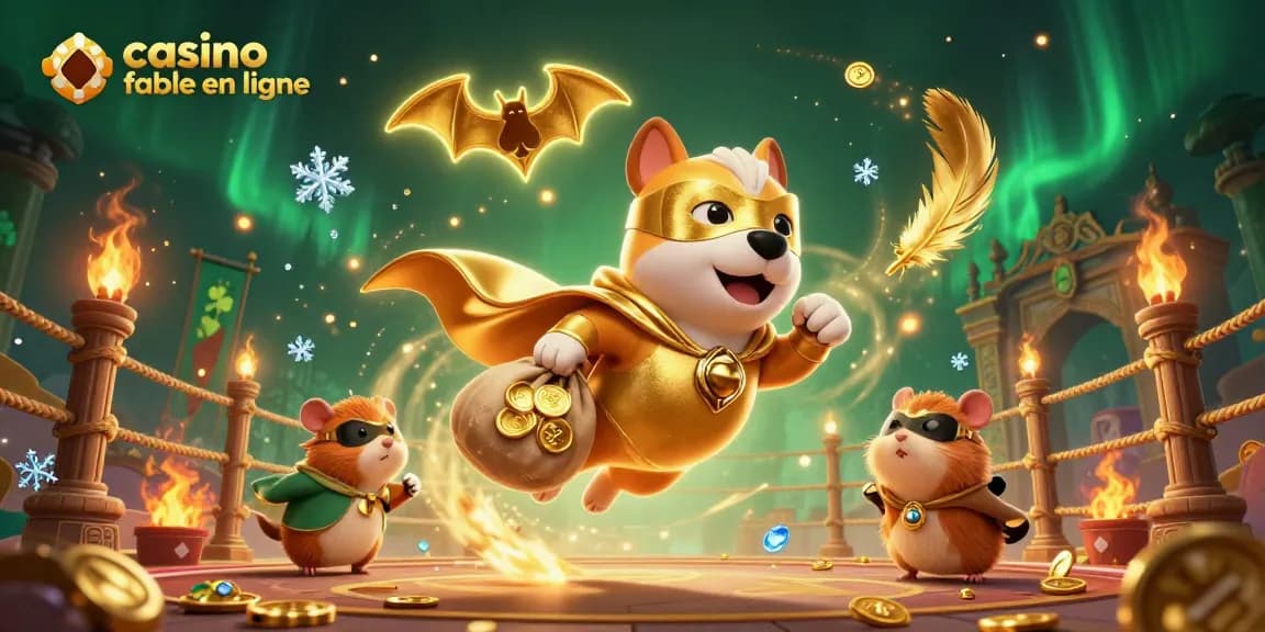 Profitez d'une expérience de jeu immersive dans un casino fiable en ligne avec des personnages animés et des éléments de jeu captivants.