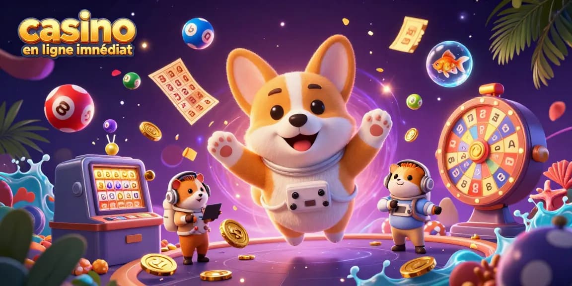 Jouez maintenant au casino en ligne retrait immédiat avec des personnages amusants et beaucoup d'excitation !