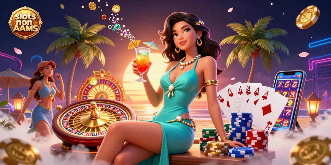 Vivi l'emozione delle slots non AAMS con visualizzazioni vivaci, celebrando grandi vincite e un gameplay entusiasmante.