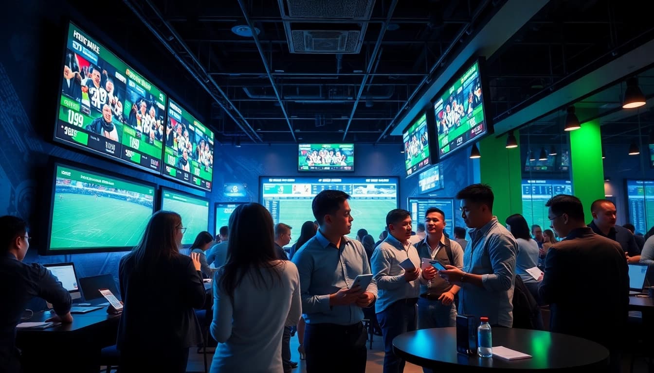 Exciting 슈어맨3 betting lounge showcasing a safe gambling atmosphere.