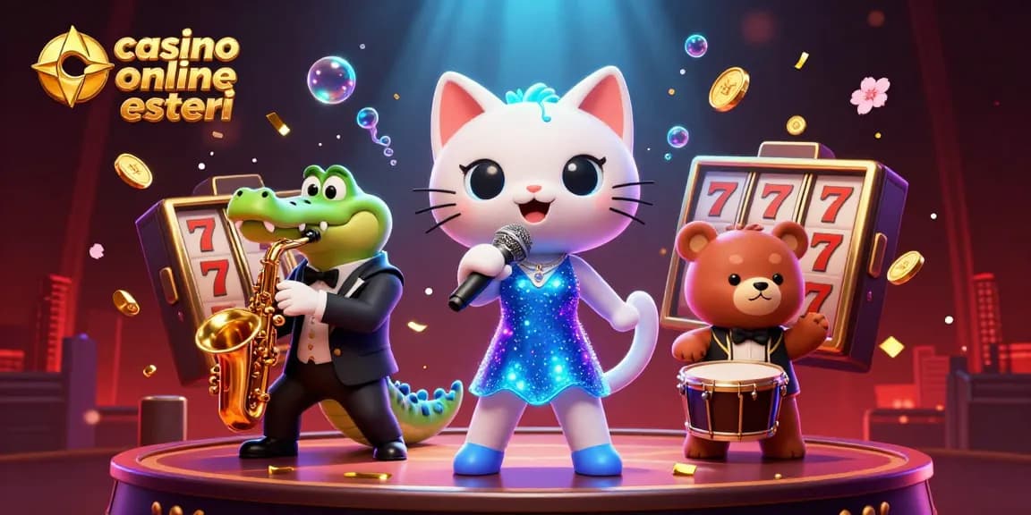 Unisci l'azione dei casino online esteri con divertenti personaggi animati per dimostrare la loro magia.