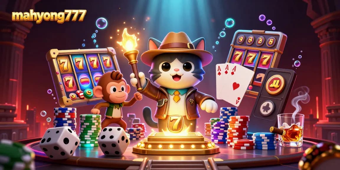 Experience the excitement of mahyong777 with vibrant slot reels and playful adventure elements.