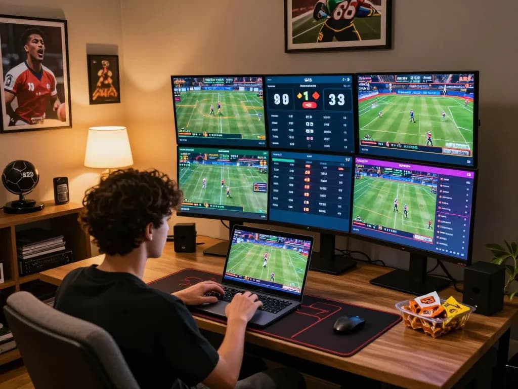 Experience sports betting excitement at g28 trang chủ with a modern online gaming setup.