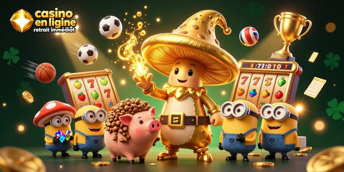 Visitez notre casino en ligne retrait immédiat pour gagner avec des rouleaux et des jetons scintillants.
