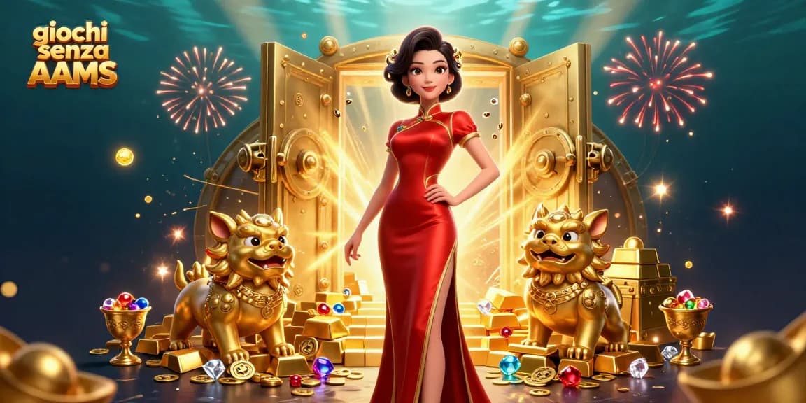 Vivi emozionanti giochi senza AAMS all'interno di una scena di casinò vivace e dinamica.