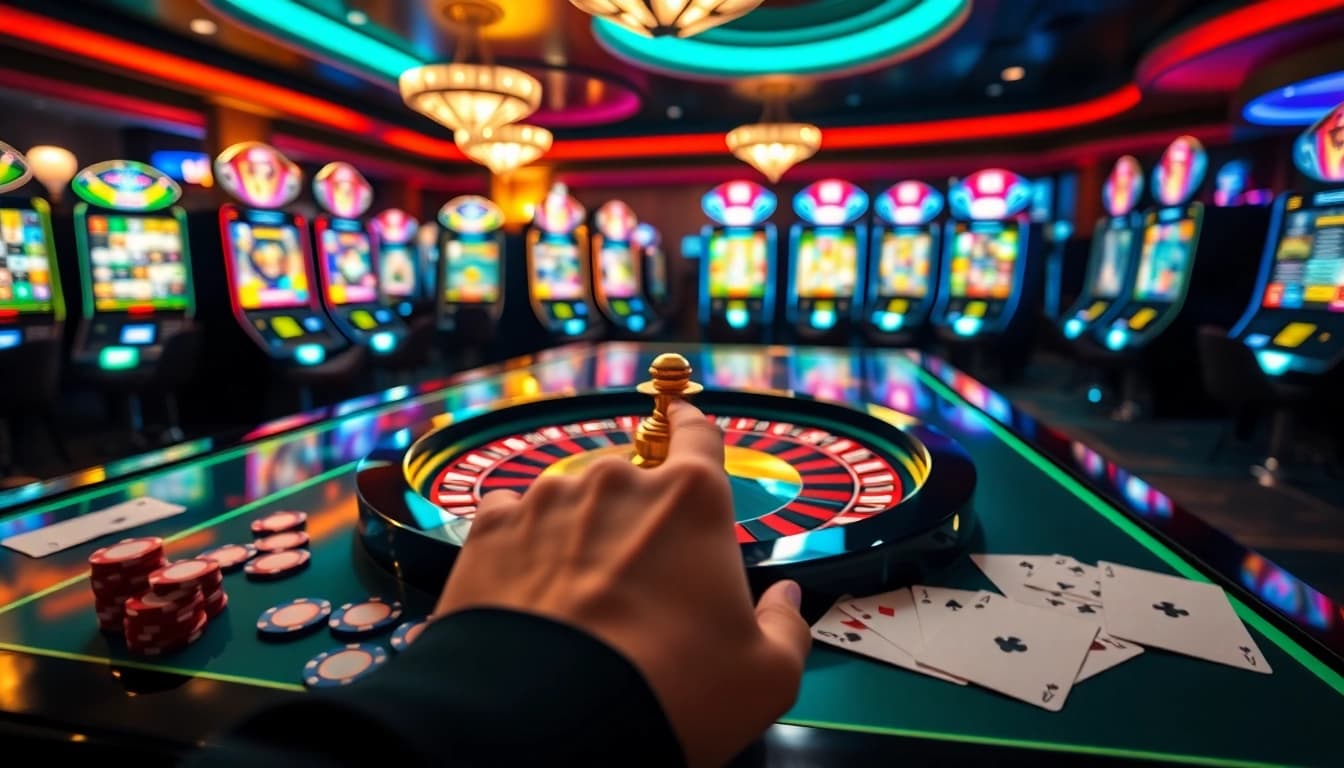 Table de roulette captivante présentant un gameplay excitant dans un casino en ligne fiable.