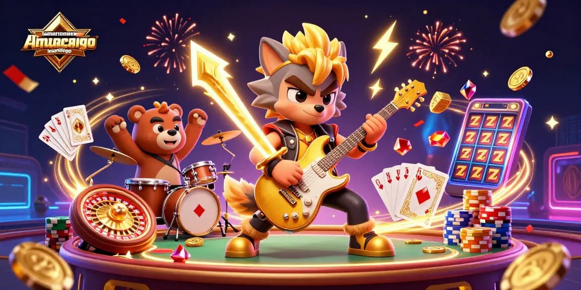 Experience the thrill of gaming at lamatracamexicangrilltogo with vibrant characters and dynamic casino elements.