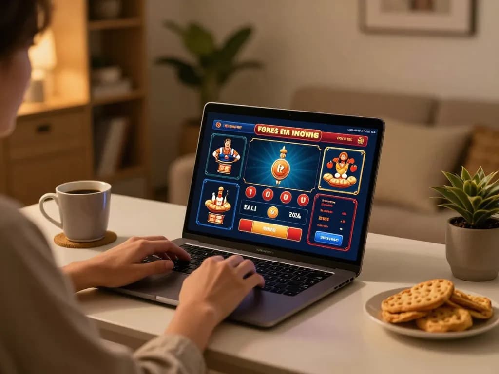 Trải nghiệm chơi game trực tuyến hấp dẫn giới thiệu link vào m88 mới nhất trên màn hình laptop với không gian ấm áp.