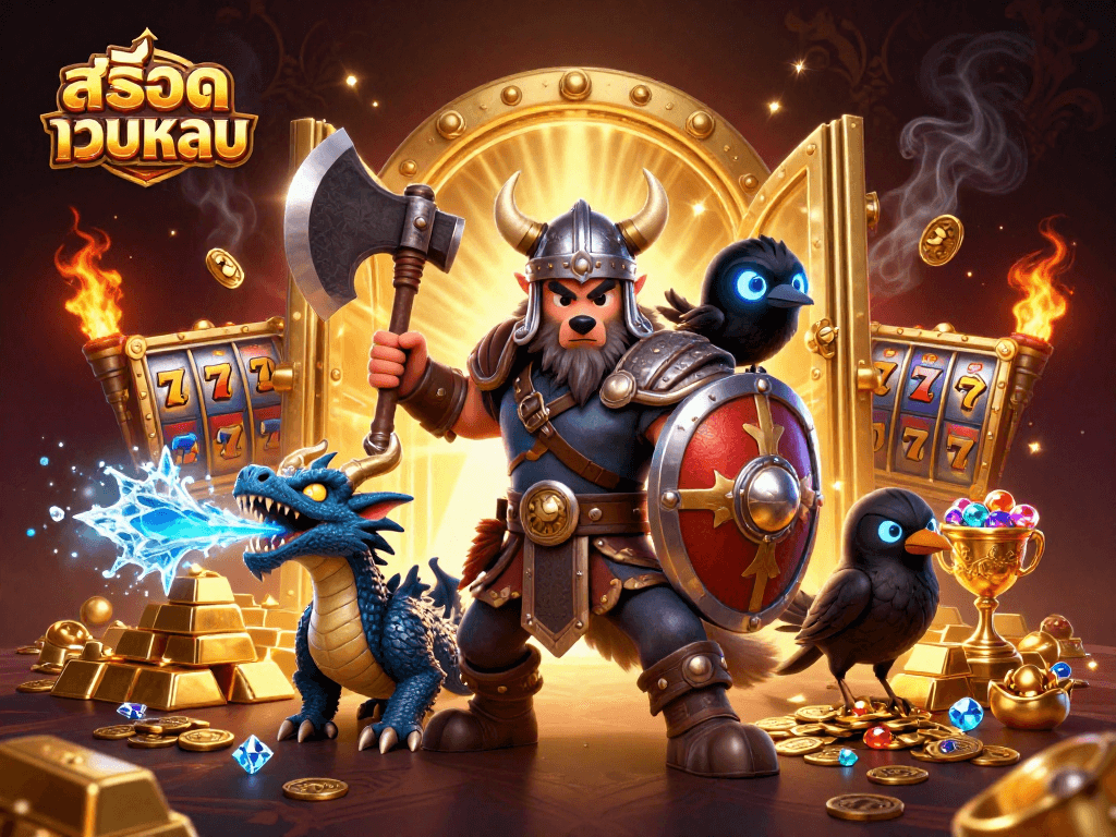 Engage with สล็อตเว็บตรง as a Viking warrior and dragon guard a treasure of winnings.