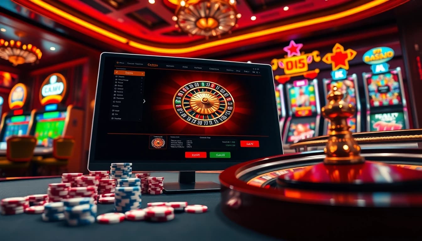 Vivez l'excitation d'un casino en ligne fiable avec des visuels de jeu vibrants et une atmosphère professionnelle.