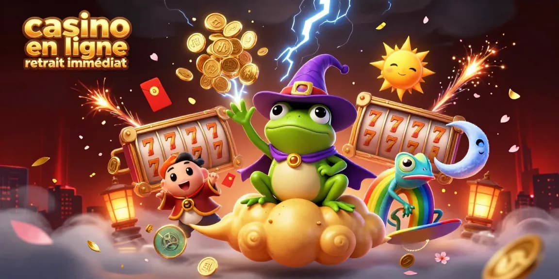 Jouez au casino en ligne retrait immédiat avec des jeux captivants et des bonus dorés.
