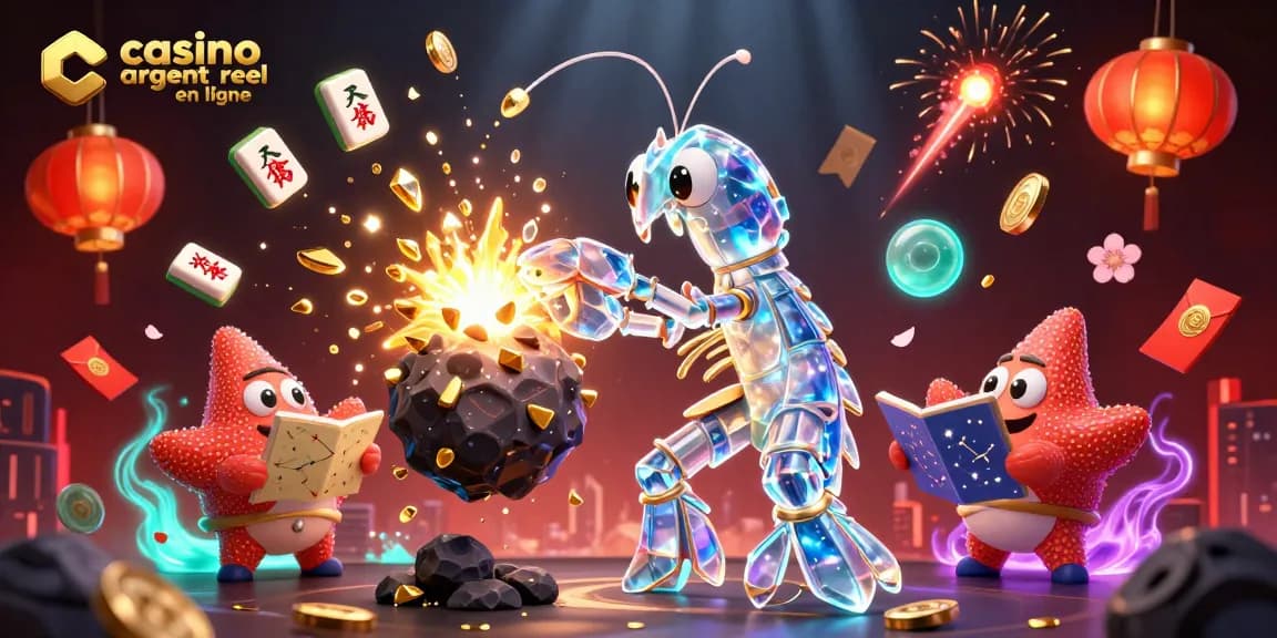Joueur explorant le casino argent reel en ligne avec une expérience immersive et colorée.