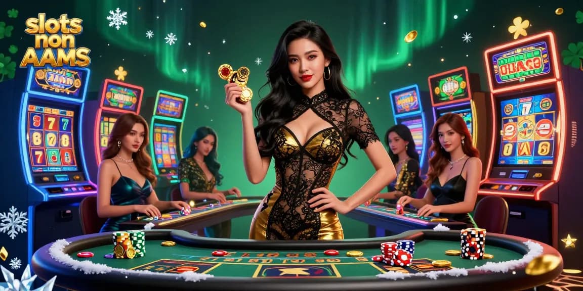 Goditi il gioco delle slot non AAMS in un'atmosfera glamour presso un casinò VIP.