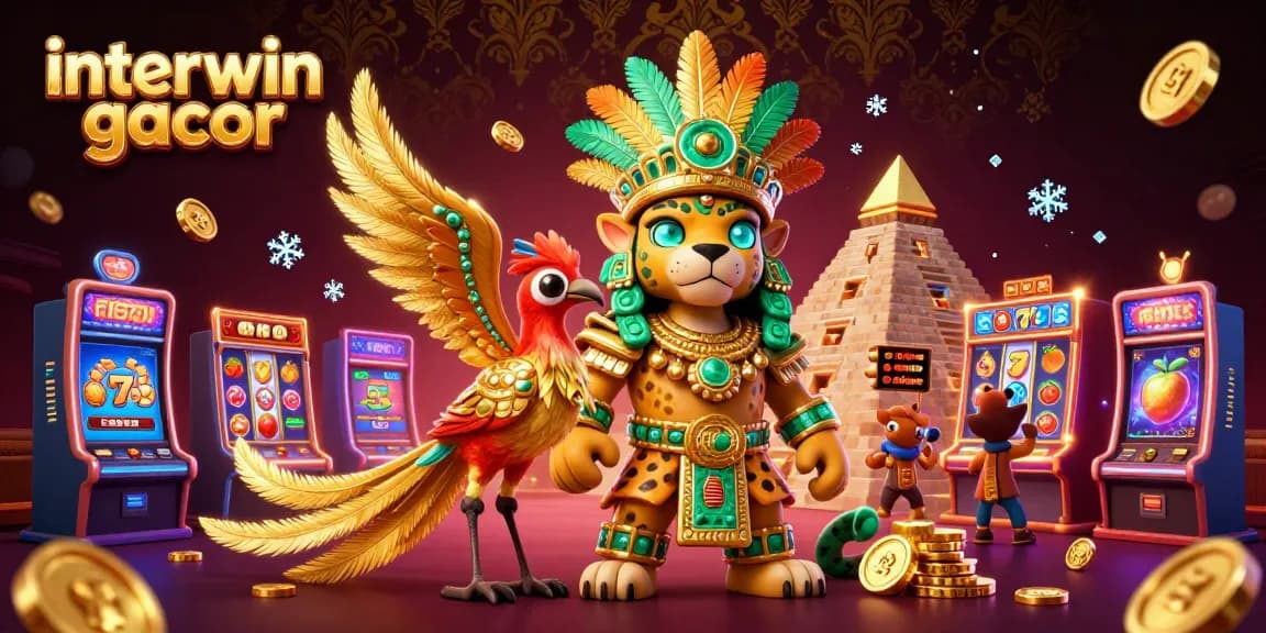 Experience interwin gacor with an exhilarating casino atmosphere featuring vibrant slot elements and dynamic game machines.