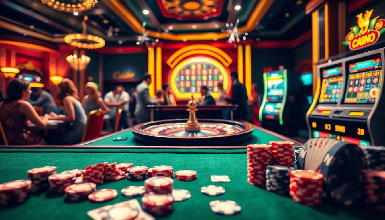 Vivez l'excitation d'un casino en ligne fiable avec une table de roulette passionnante et une atmosphère de jeu vibrante.
