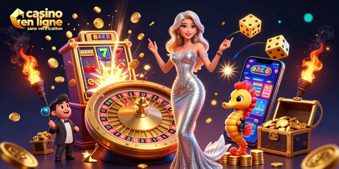 Jouez dans un casino en ligne sans vérification avec des jeux passionnants et des visuels éblouissants.