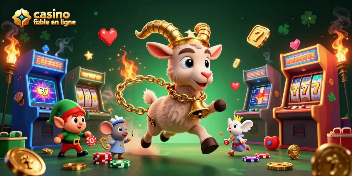 Découvrez un casino fiable en ligne avec des personnages animés et des machines à sous colorées.