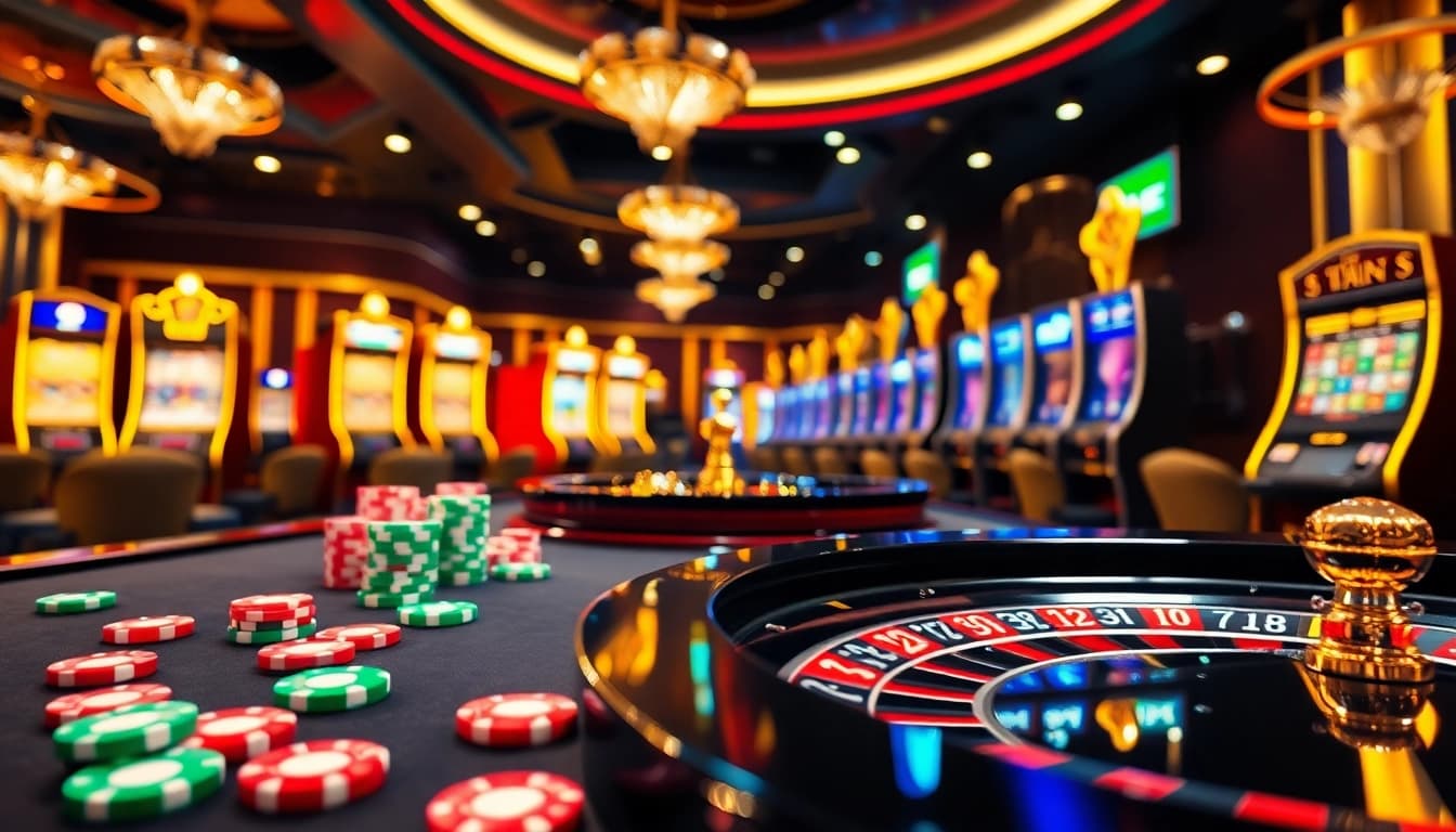 Les passionnés de jeux d'argent apprécient le frisson d'un casino en ligne fiable avec des jetons de poker vibrants et une roue de roulette captivante.