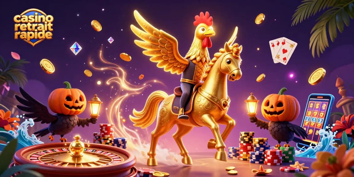 Vivez l'excitation des gains rapides avec le casino retrait rapide en pleine action dans un décor flamboyant.