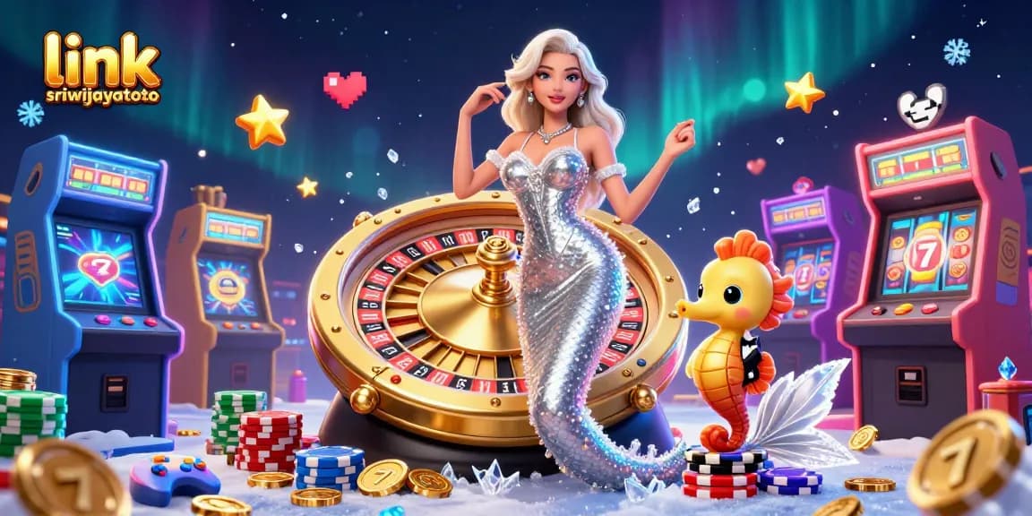 Experience the excitement of link sriwijayatoto with vibrant casino-themed digital art.
