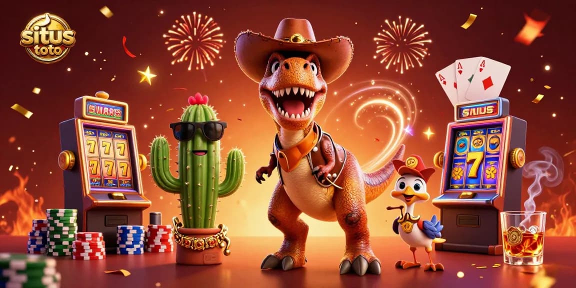 Situs toto menampilkan kemenangan besar dalam ilustrasi kasino 3D yang menarik