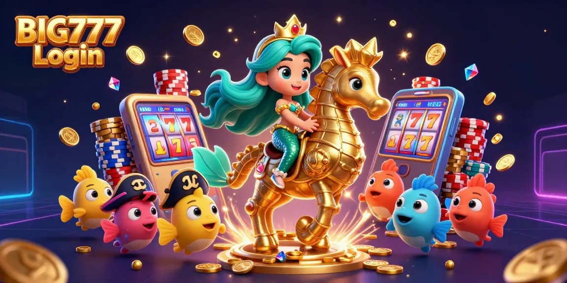 Masuk BIG777 Login sambil menikmati permainan slot beruntun yang mengasyikkan dengan karakter pangeran duyung.