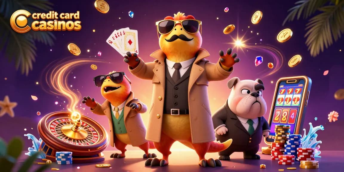 Enjoy the excitement of credit card casinos with raptors in disguise entering a VIP lounge