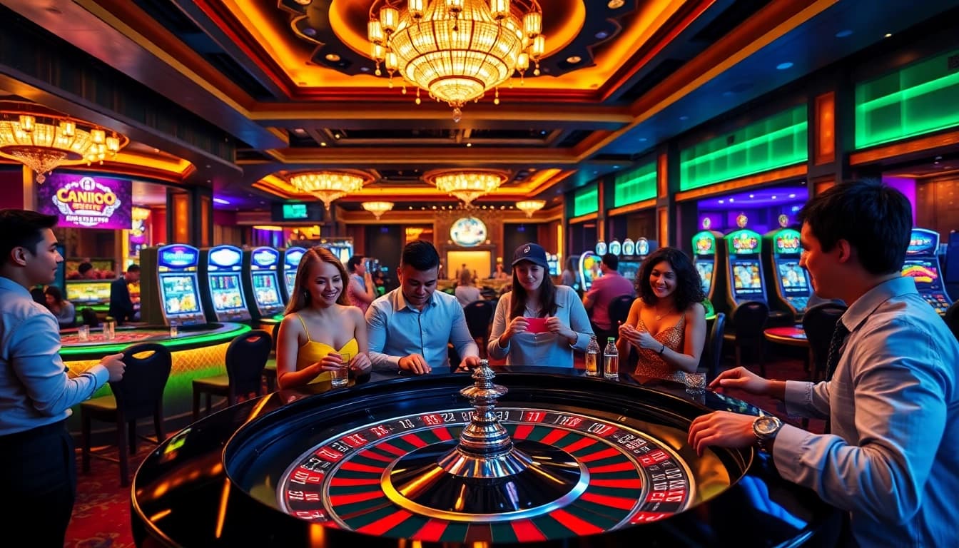 Engage with exciting gameplay at a Non gamstop casino UK with vibrant visuals and lively atmosphere.