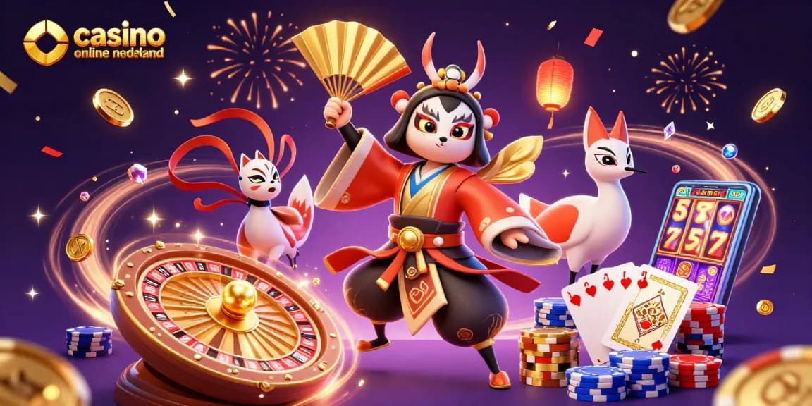 Experience thrilling gameplay at casino online nederland with vibrant 3D characters and festive elements.