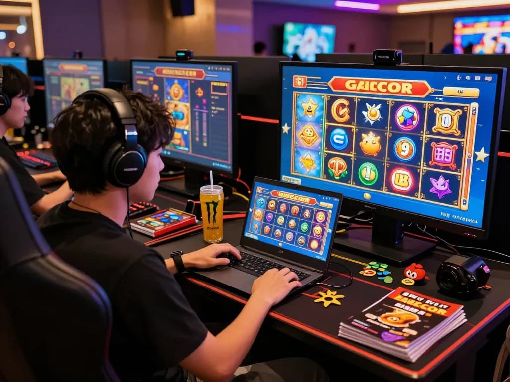 Experience slot gacor hari ini in a lively online casino gaming session filled with vibrant graphics and player engagement.