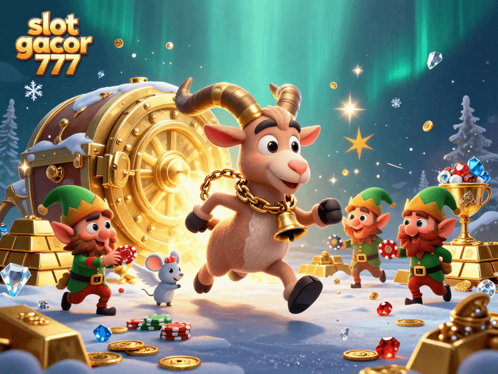 Spin the reels at slot gacor 777, experiencing thrilling casino action with immersive 3D illustrations.