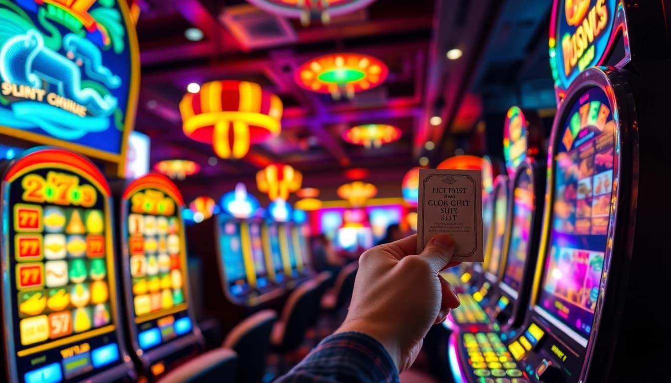 Slot77 memungkinkan pemain merasakan kegembiraan di kasino mewah dengan mesin slot berkilauan.