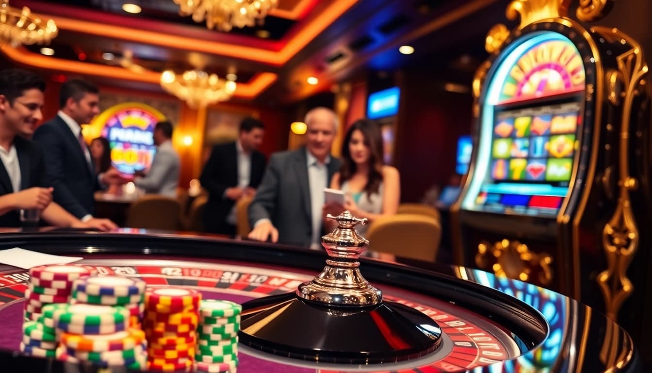 Vivez l'excitation d'un casino en ligne fiable avec des joueurs engagés dans la roulette et les machines à sous.