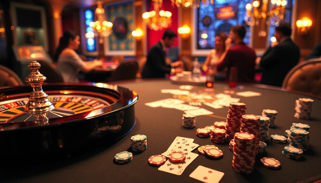 Experience the thrill of RIKVIP casino gaming with an exciting atmosphere and luxurious details.