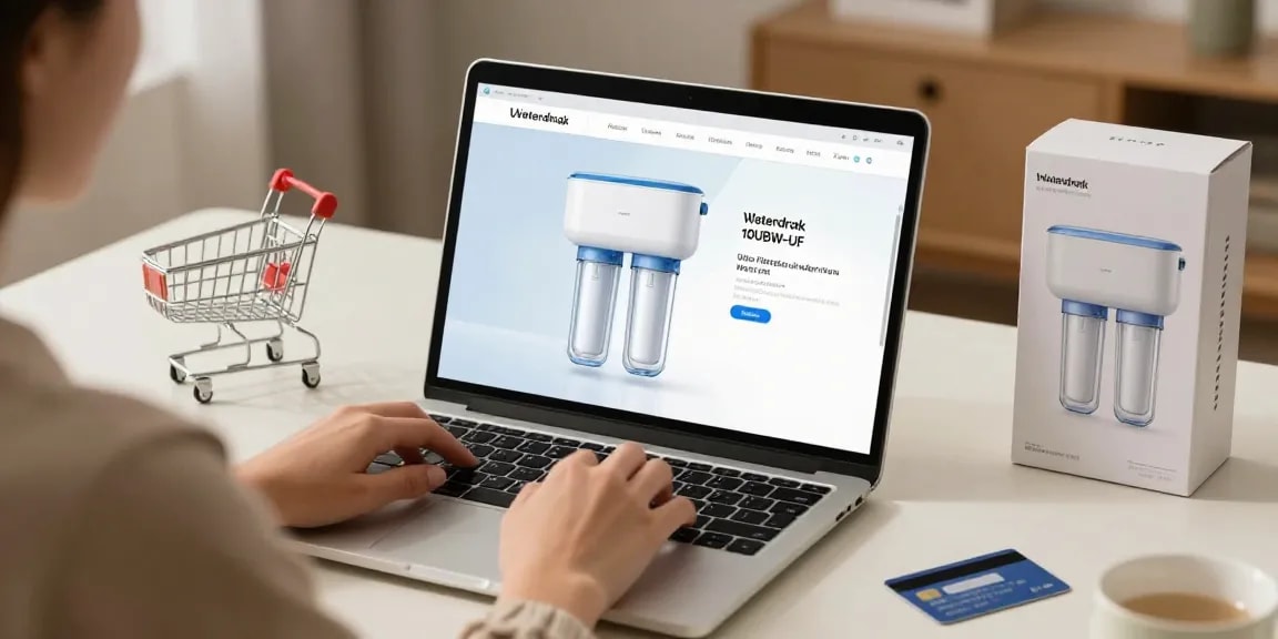 Waterdrop 10UBW-UF 0.01 μm Ultra Filtration Under Sink Water Filter System for best e-commerce deals and product reviews.