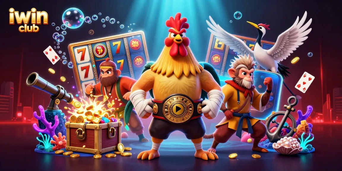 Engage in winning strategies at iwin club with exciting slot reels and dynamic characters.