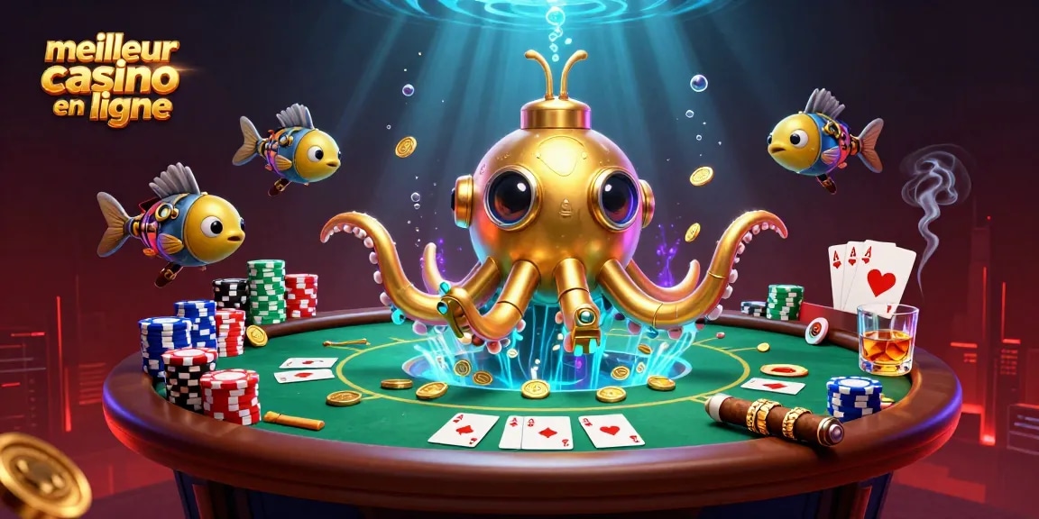 Gagnez au meilleur casino en ligne avec des stratégies de poker captivantes et un décor sous-marin