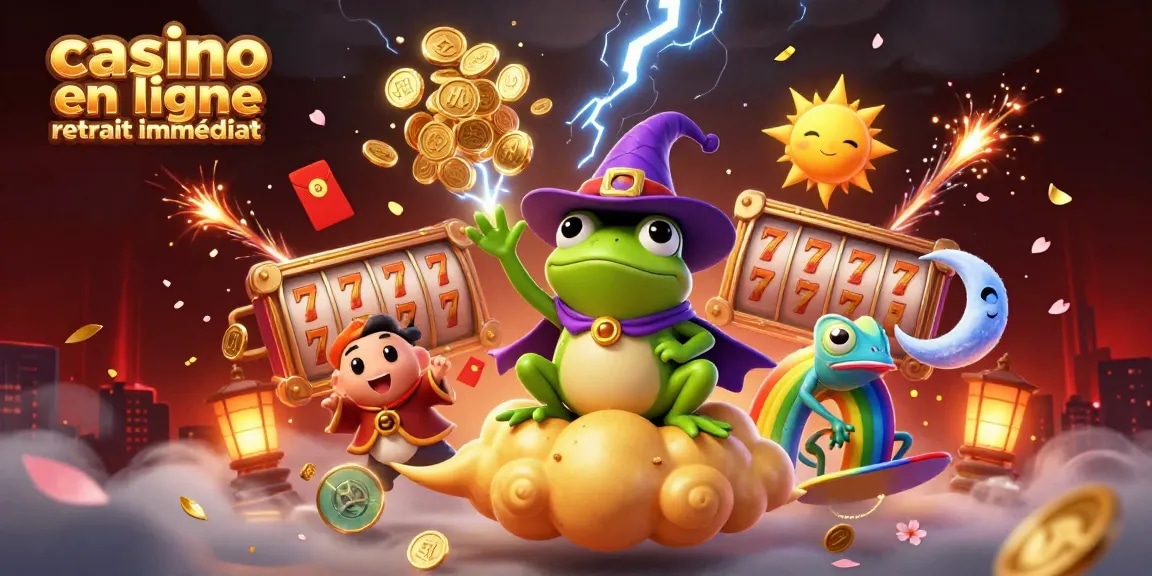 Jouez au casino en ligne retrait immédiat avec des jeux captivants et des bonus dorés.
