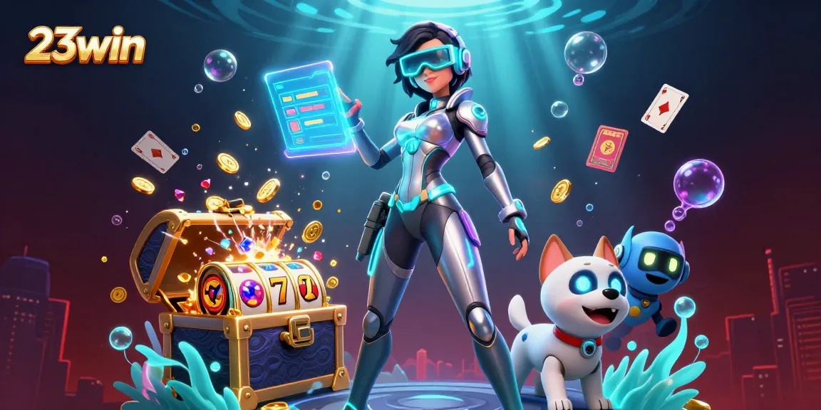 Experience winning with 23win at a vibrant underwater casino adventure featuring dynamic games and rich visuals.