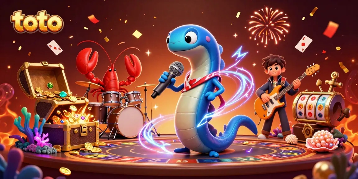 Experience exhilarating gameplay in an underwater casino featuring toto-themed characters and elements.