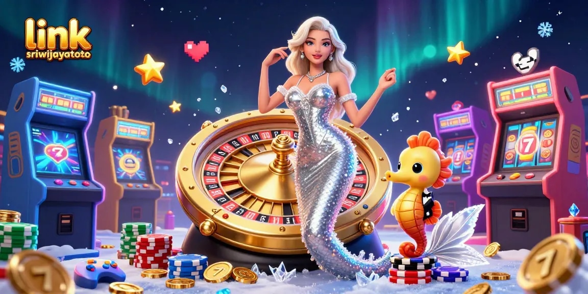 Experience the excitement of link sriwijayatoto with vibrant casino-themed digital art.