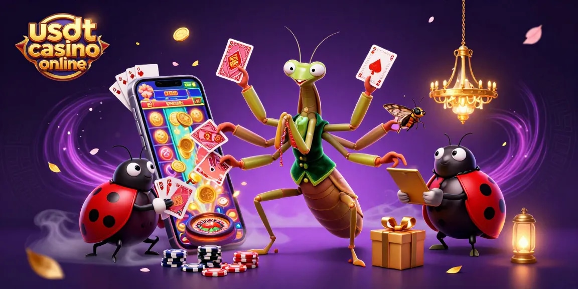 Gioca nei migliori casino online usdt con una scena dinamica di un cameriere e un boss di casinò