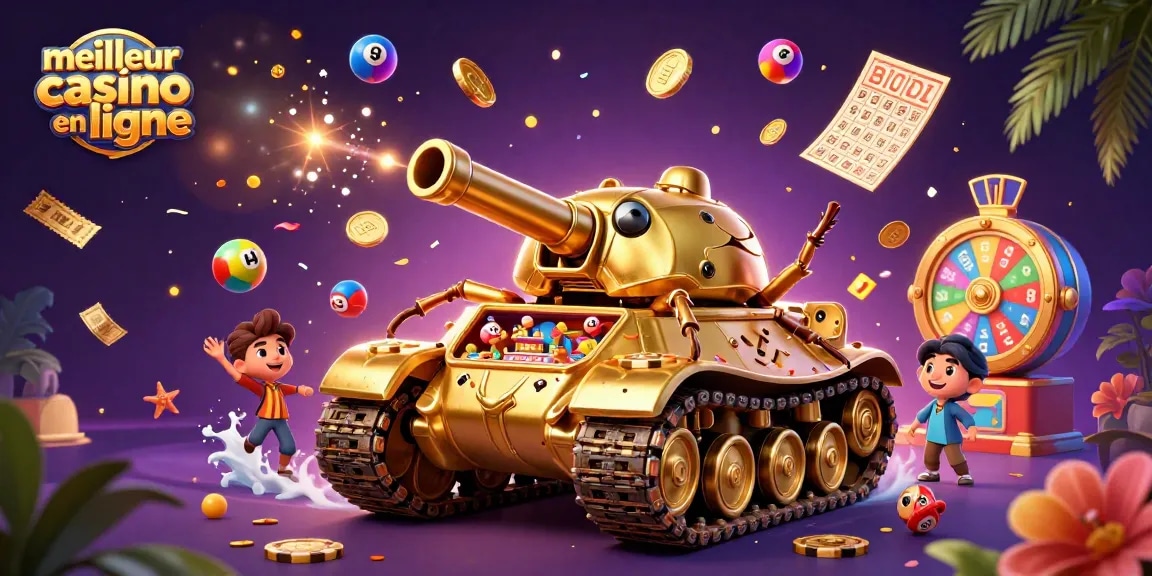 Découvrez le meilleur casino en ligne avec le char exceptionnel tirant un mini-casino rempli de surprises.