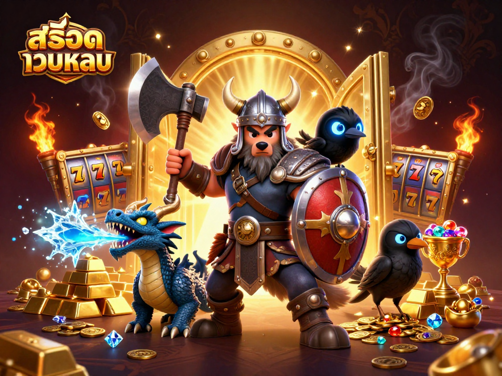 Engage with สล็อตเว็บตรง as a Viking warrior and dragon guard a treasure of winnings.