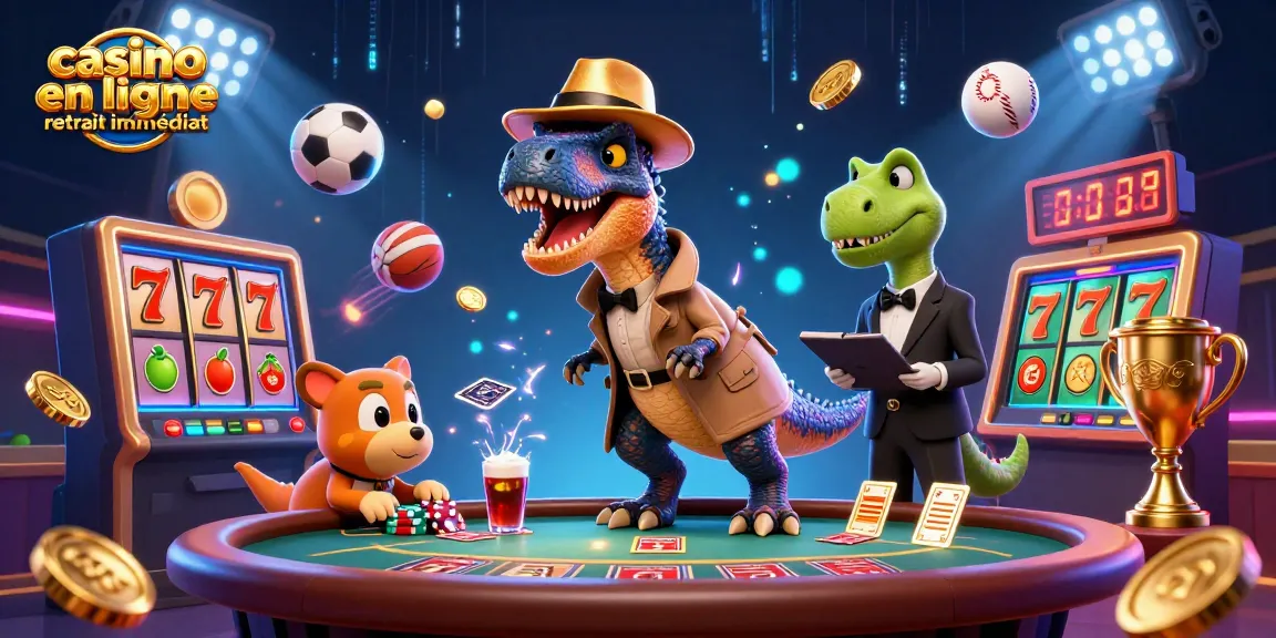 Le casino en ligne retrait immédiat propose une aventure palpitante avec la ruse d'un vélociraptor au blackjack.